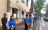 Những hình ảnh Công an Hà Nội cùng các lực lượng chức năng đảm bảo ANTT lễ viếng nguyên Chủ tịch nước Lê Đức Anh