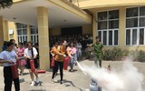 Phổ biến kỹ năng cứu nạn, chữa cháy cho các cô giáo mầm non