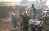Cư dân phường Phúc Xá khẩn trương với các tình huống cháy giả định