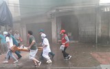 Cư dân phường Phúc Xá khẩn trương với các tình huống cháy giả định
