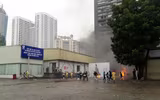 Hàng trăm công nhân tham gia diễn tập cứu nạn, cứu hộ đám cháy tại kho xưởng