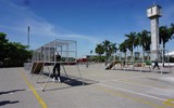 Cuộc thử sức giữa nắng nóng 40 độ C của những người lính cứu hỏa