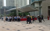 Hàng trăm nhân viên, cư dân tham gia diễn tập vụ cháy giả định