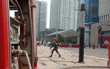 Hàng trăm nhân viên, cư dân tham gia diễn tập vụ cháy giả định