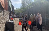 Diễn tập dập lửa, cứu người mắc kẹt tại núi Cung, phường Liễu Giai