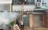 Xử lý tình huống giả định cháy, do đối tượng xấu dùng xăng đốt