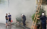 Xử lý tình huống giả định cháy, do đối tượng xấu dùng xăng đốt
