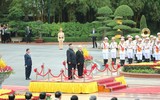 [Ảnh] Toàn cảnh lễ đón chính thức Chủ tịch Triều Tiên Kim Jong-un tại Phủ Chủ tịch