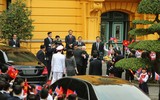 [Ảnh] Toàn cảnh lễ đón chính thức Chủ tịch Triều Tiên Kim Jong-un tại Phủ Chủ tịch