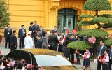 [Ảnh] Toàn cảnh lễ đón chính thức Chủ tịch Triều Tiên Kim Jong-un tại Phủ Chủ tịch