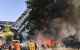 [Ảnh] Toàn cảnh vụ Bộ trưởng An ninh Indonesia bị nghi phạm theo IS tấn công bằng dao