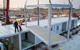 Hình ảnh mới nhất về xây dựng 2 bệnh viện chống đại dịch viêm phổi ở Vũ Hán