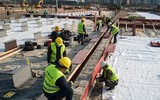 Hình ảnh mới nhất về xây dựng 2 bệnh viện chống đại dịch viêm phổi ở Vũ Hán