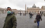 [Ảnh] Ngày đầu tiên của 16 triệu dân Italia bị cách ly vì dịch Covid-19