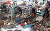 [Ảnh] Vụ hải táng 3 thuyền viên thổi bùng căng thẳng ngoại giao Indonesia - Trung Quốc