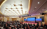 [Ảnh] Thủ tướng Trung Quốc Lý Khắc Cường trả lời phóng viên quốc tế về các 