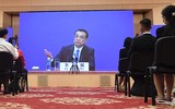 [Ảnh] Thủ tướng Trung Quốc Lý Khắc Cường trả lời phóng viên quốc tế về các 