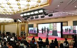 [Ảnh] Thủ tướng Trung Quốc Lý Khắc Cường trả lời phóng viên quốc tế về các 