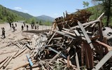 Những hình ảnh đầu tiên về quá trình Triều Tiên cho nổ bãi thử hạt nhân Punggye-ri