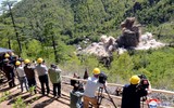 Những hình ảnh đầu tiên về quá trình Triều Tiên cho nổ bãi thử hạt nhân Punggye-ri