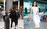 Phong cách vạn người mê của Hồ Ngọc Hà và Phạm Hương ở sân bay