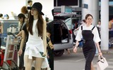 Phong cách vạn người mê của Hồ Ngọc Hà và Phạm Hương ở sân bay