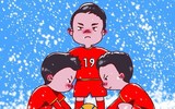 Ngắm lại bộ ảnh vẽ ngộ nghĩnh của các tuyển thủ U23 Việt Nam