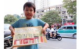 Kéo trẻ nhỏ rời xa màn hình smartphone, ra phố vẽ ký họa bốn mùa Hà Nội