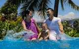 Những hình ảnh không thể ngọt ngào hơn về gia đình nhỏ của Quốc Cơ, Quốc Nghiệp