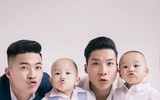 Những hình ảnh không thể ngọt ngào hơn về gia đình nhỏ của Quốc Cơ, Quốc Nghiệp