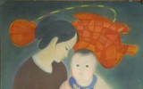[ẢNH] Ngẩn ngơ với tranh thiếu nữ của họa sỹ Lê Năng Hiển