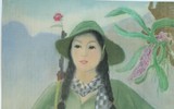 [ẢNH] Ngẩn ngơ với tranh thiếu nữ của họa sỹ Lê Năng Hiển