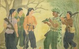 [ẢNH] Ngẩn ngơ với tranh thiếu nữ của họa sỹ Lê Năng Hiển