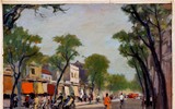 [ẢNH] Tranh về Hà Nội thời Nguyễn Tuân, Thạch Lam hút khán giả Sài Gòn