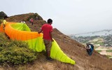[Ảnh] Ngắm đảo Lý Sơn từ... những cánh dù lượn