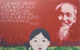 [Ảnh] Những bức tranh cổ động tuyệt đẹp vẽ Chủ tịch Hồ Chí Minh