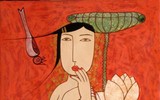 [Ảnh] Ấn tượng các bức tranh nude bên sen gợi cảm nhưng không gợi dục