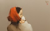 [Ảnh] Tan chảy với các bức tranh về tình mẫu tử