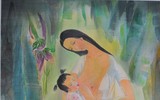 Tranh thiếu nữ khỏa thân của Đặng Mậu Tựu
