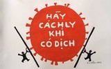[Ảnh] Hài hước tranh cổ động về dịch Covid-19
