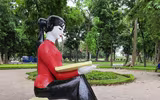 [Ảnh] Bật cười với các bức tượng bỗng dưng lòe loẹt ở Công viên Thống Nhất