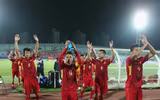 Chùm ảnh: U20 Việt Nam đan xen cảm xúc ở trận mở màn World Cup