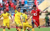 Chùm ảnh: Nam Định lên V-League, sân Thiên Trường mở hội bằng pháo sáng