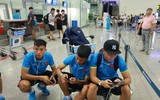 Công Phượng, Xuân Trường tươi tắn lên đường sang Hàn Quốc lúc nửa đêm