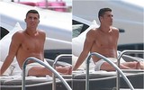 [Ảnh] Ronaldo và bồ xinh phơi mình hưởng gió biển trên du thuyền siêu sang