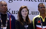 [Ảnh] Trưởng đoàn U22 Thái Lan xinh đẹp 