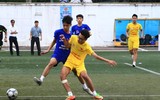 [ẢNH] Những khoảnh khắc ấn tượng ngày thi đấu 22-10 giải bóng đá học sinh THPT Hà Nội