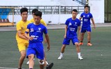 [ẢNH] Những khoảnh khắc ấn tượng chiều 23-10 giải bóng đá học sinh THPT Hà Nội