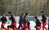 [ẢNH] U23 Việt Nam thoải mái trong buổi tập cuối cùng trước trận chung kết