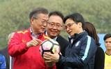 Tổng thống Hàn Quốc giao lưu cùng U23 Việt Nam: Không có bão tuyết, các bạn đã vô địch
